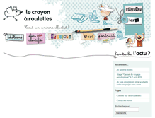 Tablet Screenshot of lecrayonaroulettes.fr